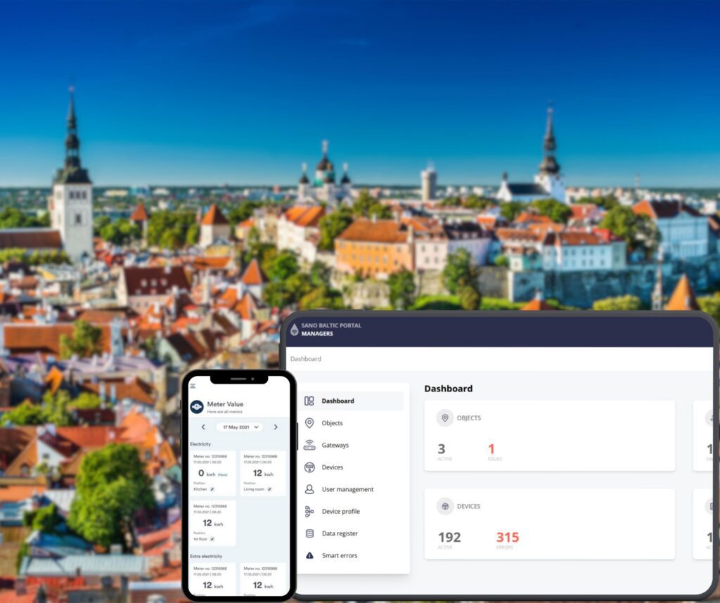 Sano Baltic удалённое считывание счётчиков