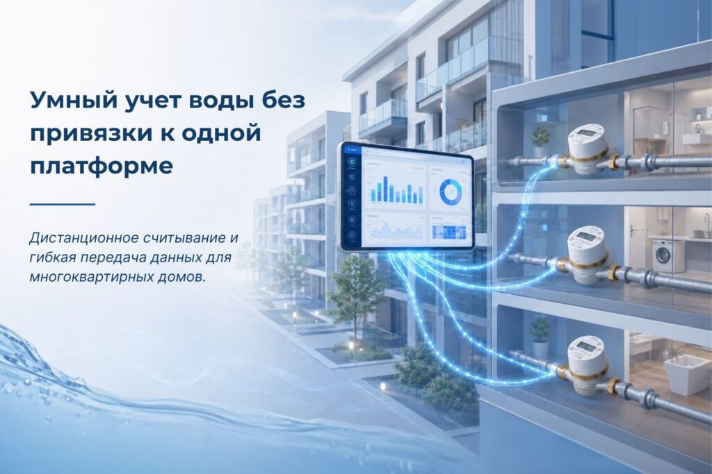 Дистанционные водосчетчики: как выбрать решение без привязки к одному поставщику услуг